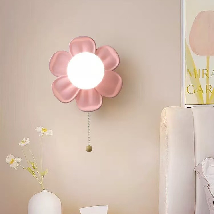 Modern Minimalist Flower Wall  - огляд і ціна Baby Nursery Wall Lights