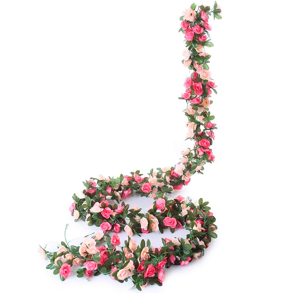 8.2ft Artificial Rose Garland  - огляд і ціна Baby Nursery Decor Girl