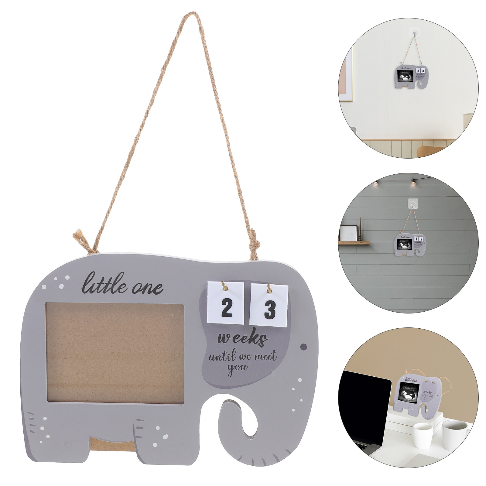 Baby Sonogram Photo Frame Wood - огляд і ціна Baby Nursery Frames