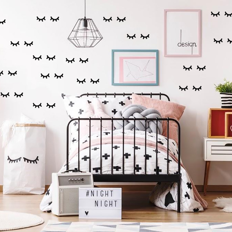 Kids Room Decoration  Eyelash  - огляд і ціна Baby Nursery Decor Girl